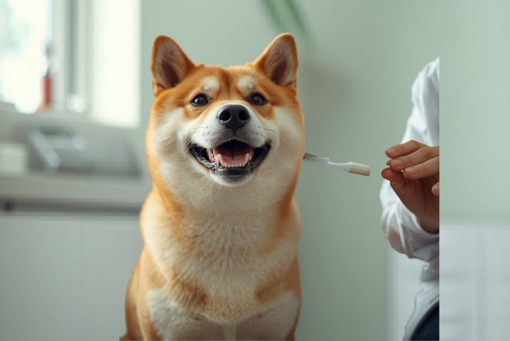 犬の歯のケア 動物病院での歯磨き